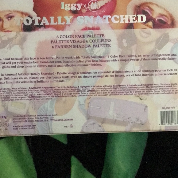 💜🆕BH Cosmetics x Iggy Azalea Totally Snatched 6 Color Face Palette BNIP!SO😈✨ - Picture 9 of 13
